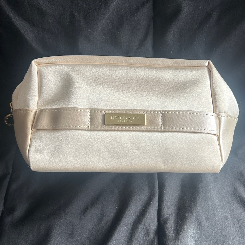 Blvgari Satin Makeup Bag